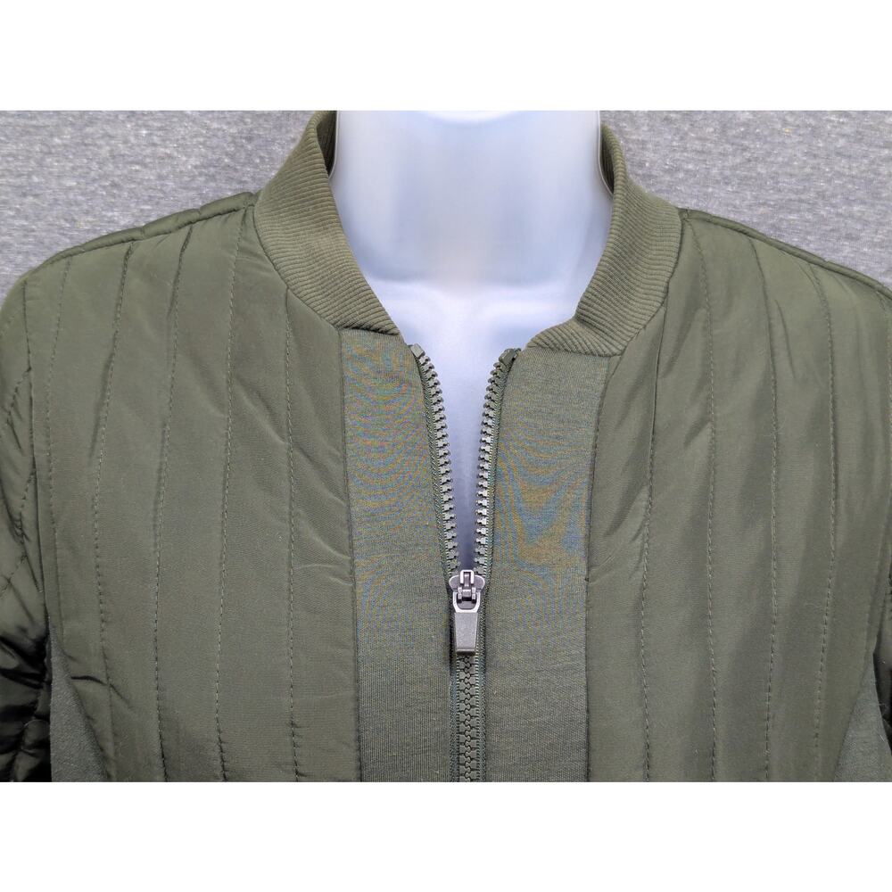 Fabletics Womens Jacket - Green, Partial Puffer, … - image 3